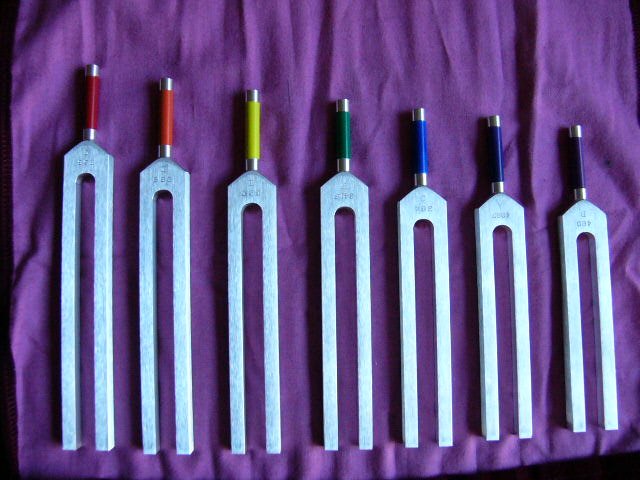 tuning fork. The tuning forks I use for